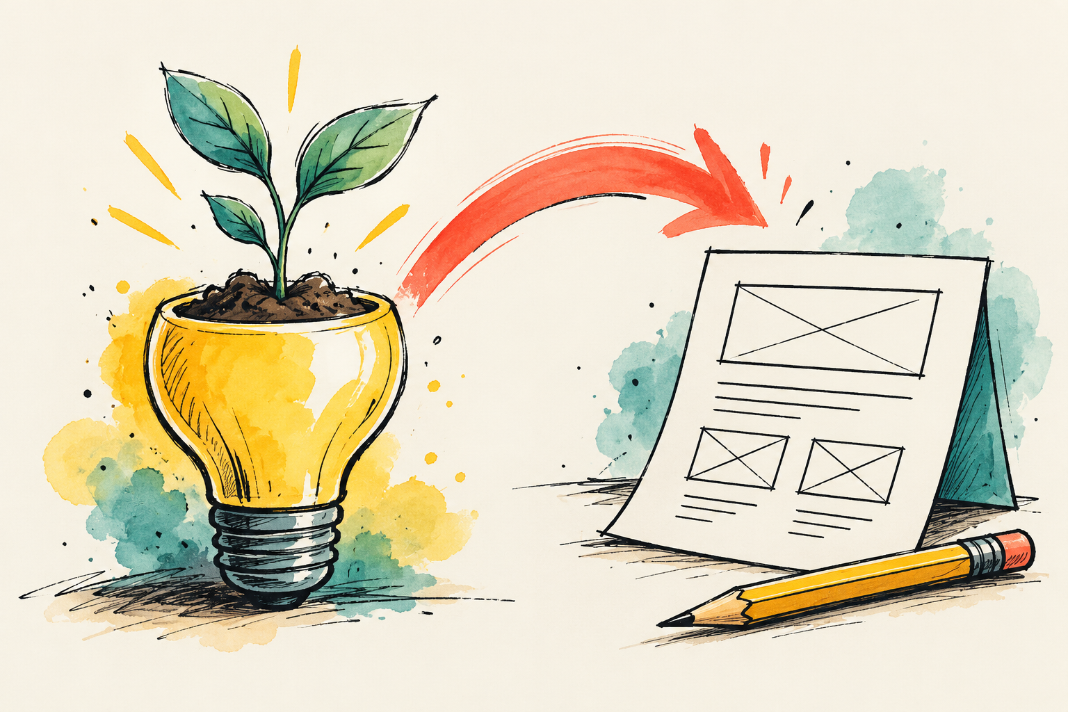 An idea growing into a practical prototype